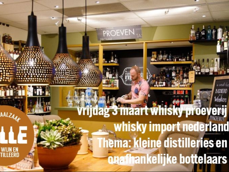 Whisky proeverij 3 maart 2023 (uitverkocht)