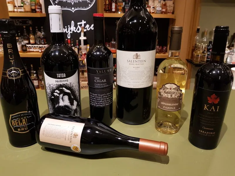 Wijn proeverij 9 maart 2018